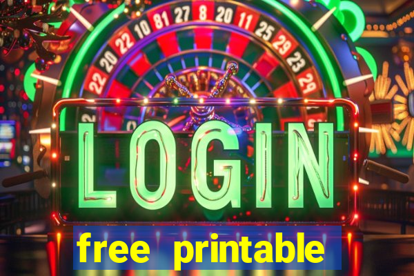 free printable christmas bingo cards
